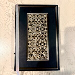 Edgar Allan Poe - Leather Black and Gold Coffee Table Book